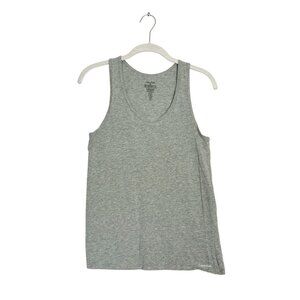 Calvin Klein Women's Lightweight Scoopneck Tank in Gray - Sz M